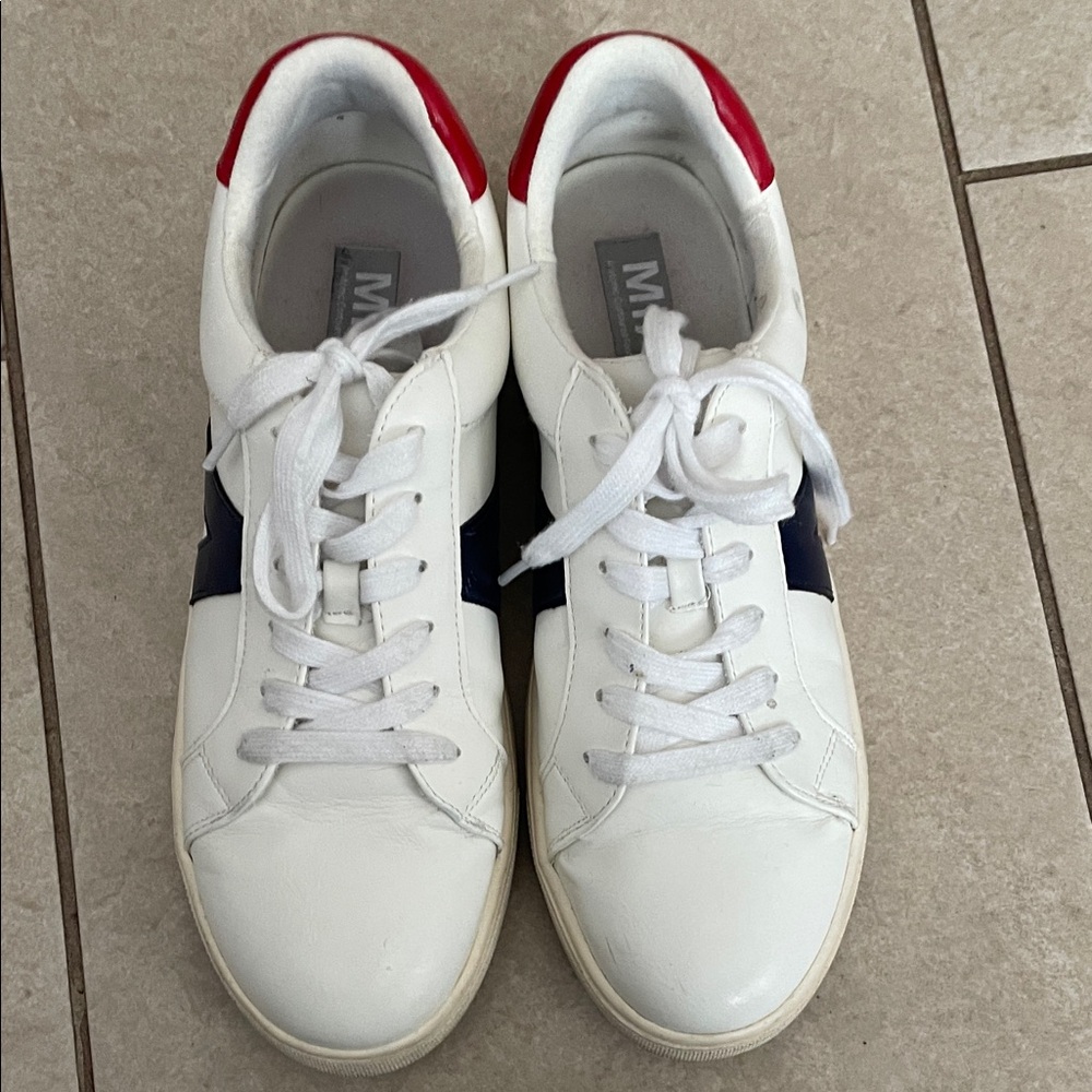 MIA White and Red Women's Sneakers